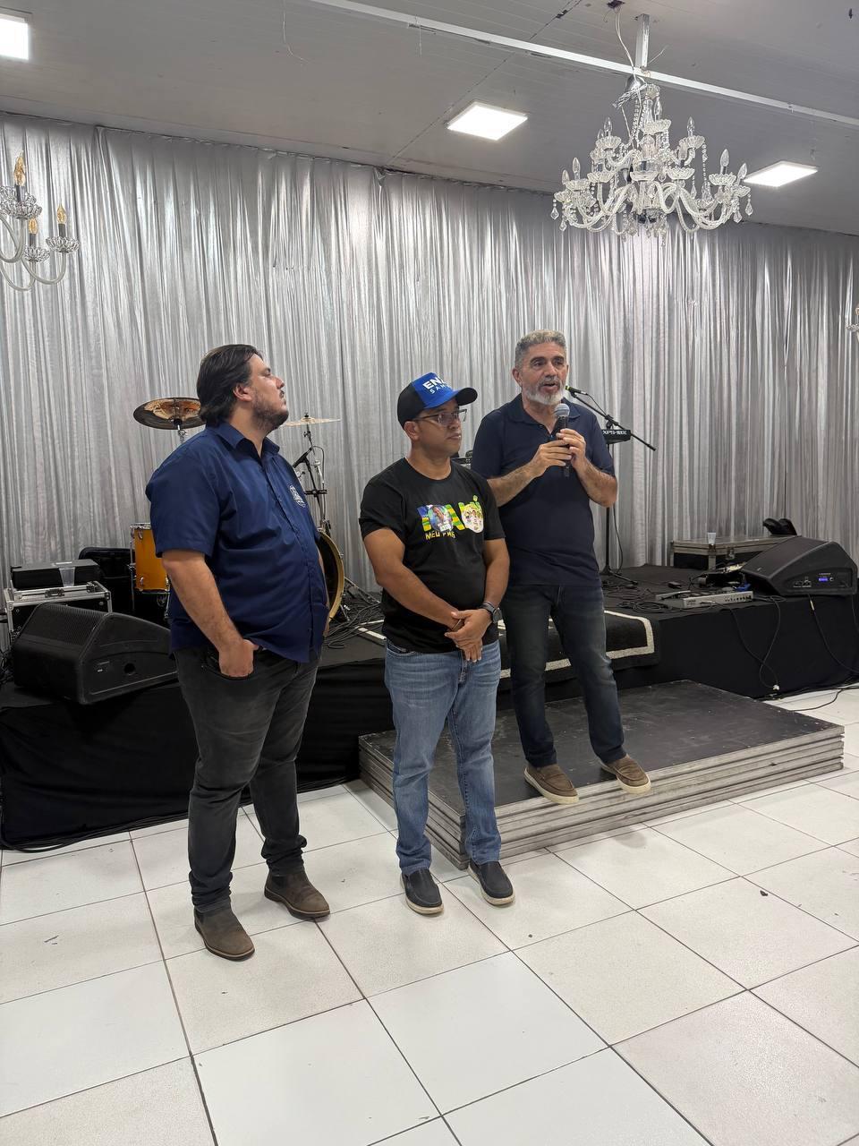 Enzo Samuel recebe adesão do secretário de Segurança Antônio Luiz