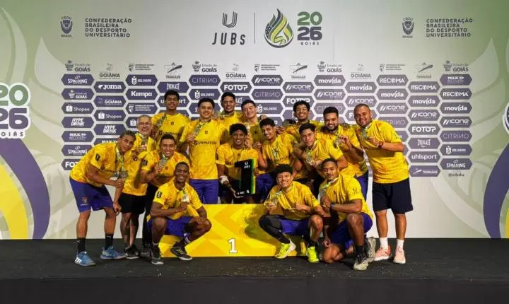 Handebol masculino da UNINASSAU Teresina ganhou ouro, troféu e é tetracampeão
