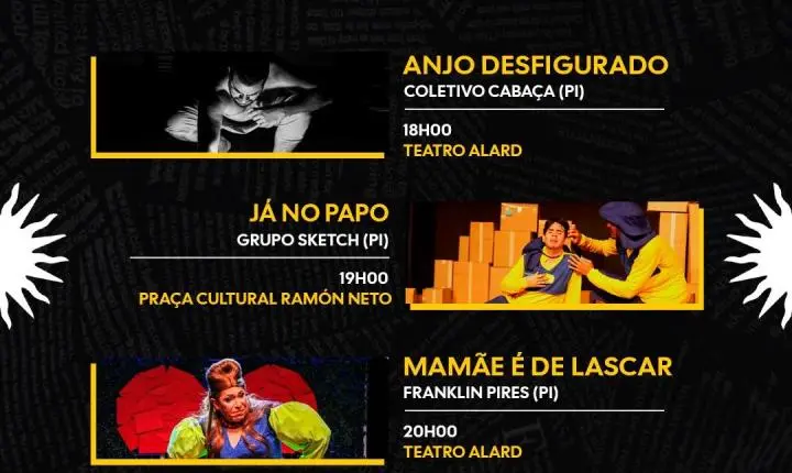 I Festival Alard de Teatro – Ano Bid Lima reúne espetáculos piauienses e convidados do Rio de Janeiro em quatro dias de programação