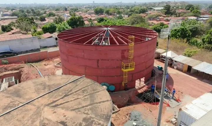 Reservatório Alarico II entra na reta final e vai reforçar abastecimento de Timon